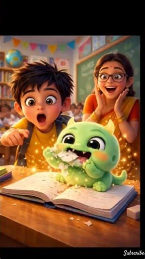 Funny Magic Monster Ne Homework Kha Liya! 😱