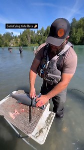 Nothing beats the color of these fresh sockeye salmon! #salmon #filet #kenairiver | Kenai River Cowboys