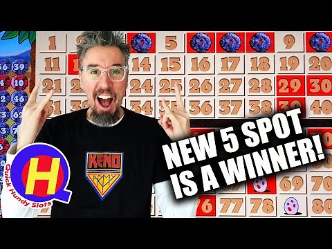 New KENO 5 Spot Pattern is a Keeper!