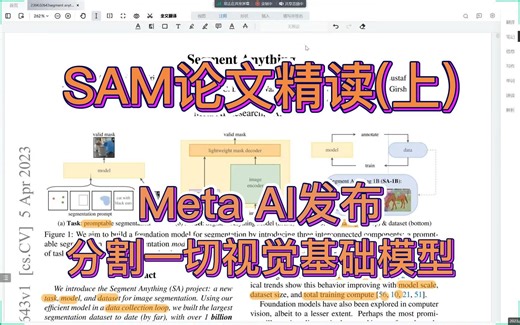 【论文精读】Segment Anything论文精读(上)