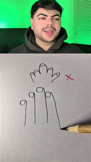 How to draw a super realistic HAND 😳✍️IB @Leadpencil