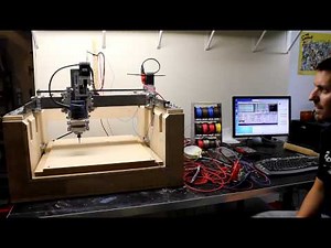 Home Built CNC Router - Test Run with G Code