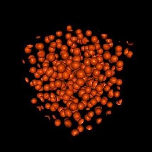 Gray-Scott reaction diffusion system in 3D
