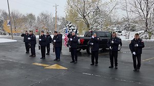 Veteran's Day ceremony at the American Legion in conjunction with the VFW. The 21 bells of peace which originally for WWI soldiers but now for all soldiers. 21 gun salute for the Veterans that have passed. | VFW Edwardsburg