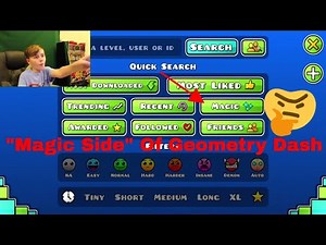 (NANI?!) "The Magic Side Of Geometry Dash" - ChrisCredible Attempts The Magic SIde Of Geometry Dash