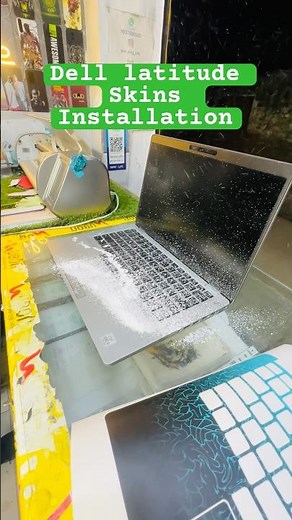 Dell Latitude 5410 Keyboard Coverage lamination tutorial ✅ #laptopskins #laptopwallpaper