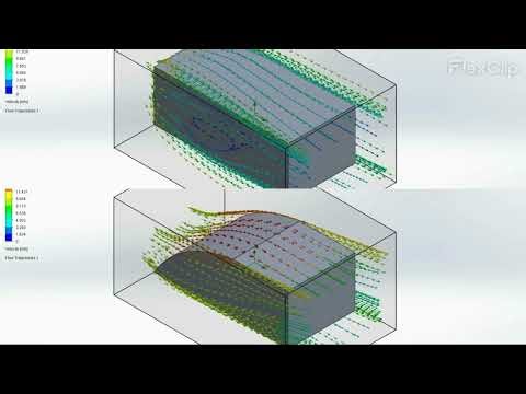 CFD Comparison: Cuboidal Bluff Body vs. Sharp Front Shape | Fluid Dynamics Analysis
