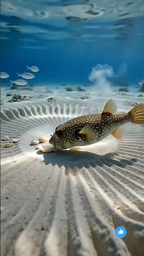 Meet the Fish That Builds Underwater Masterpieces | Pufferfish