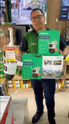 A melhor Câmera 360° da Intelbras IP Wi-Fi externa dual câmera Full Color iM9+ 3MP #camera