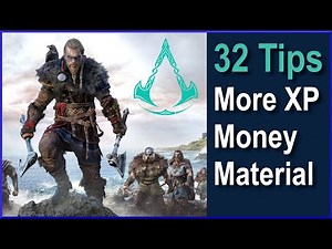 Assassins Creed Valhalla - How to get more XP, Money, Materials fast - Best early Skills + Buildings