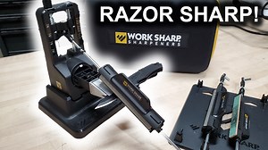 Watch Work Sharp Precision Adjust Elite Knife Sharpener Review on Amazon Live