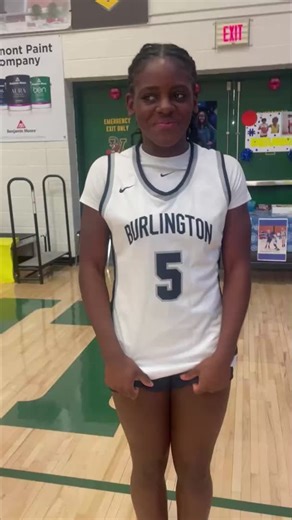 Burlington girls basketball celebrated its lone senior Dieuna Beynnon in the Seahorses 61-54 win. Here's what Beynnon had to say after scoring eight points. | Burlington Free Press