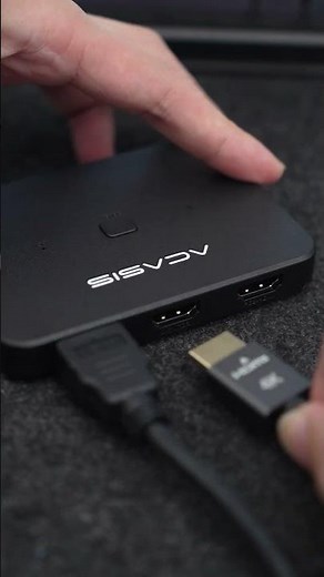 2-in-1 4K 60Hz HDMI USB 3.0 KVM Switch 2 PC Share 1 Monitor #kvm #acasis #PC #display #ps5 #xbox