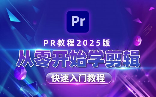 【PR教程2025版带字幕】pr教程 从零开始学剪辑 新手入门实用版 剪辑零基础入门教程