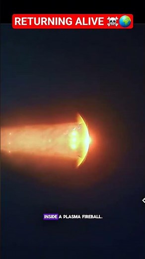 Artemis Re-Entry: 5,000 Degrees Fahrenheit (4K Simulation) #artemisii #nasa #shorts