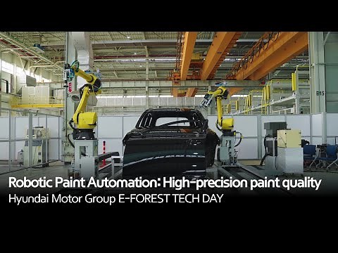 Robotic Paint Automation: High-precision paint quality | Hyundai Motor Group E-FOREST TECH DAY