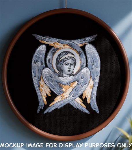 Seraphim Angel Cross Stitch Pattern (PDF) - Etsy
