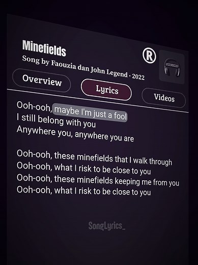 Minefields by Faouzia and John Legend - Lyrics Explained