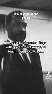 Martin Luther King - On Reparations (1968)