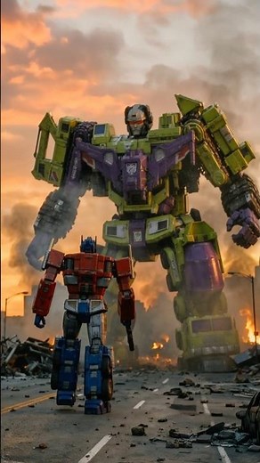 Optimus Prime vs Devastator | Titans of Cybertron Clash