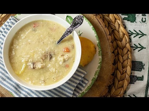 The Coziest Greek Fish Soup with Lemon (Psarosoupa)