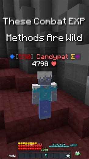 These Combat EXP Methods Are Wild | Hypixel Skyblock #minecraft #hypixel #gaming