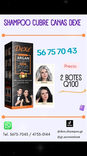 Shampoo Cubre Canas de Argán en 5 Minutos