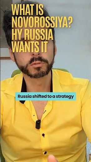 Russia's NEW Strategy: Why Putin Chose Novorossiya Over Kyiv