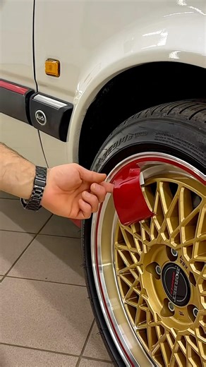 Audi V8 Red Audi Emblem Wrap in Minutes 🚗✨🛠️