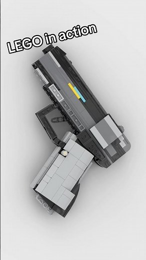 I created Working LEGO pistol. Can it shoot?