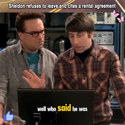 1.6K views · 32 reactions | Sheldon refuses to leave and cites a rental agreement #TheBigBangTheory #BigBangTheory #TBBT #SheldonCooper #Bazinga | todoventaspuntadeleste | Facebook
