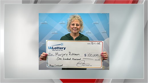 Iowa Lottery winner credits late husband for lucky tradition