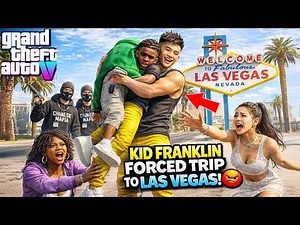 😱👶🏽💔 Kid Franklin’s Trip to Las Vegas😱GTA 5 Kid Franklin Real Life Mod S2 EP21
