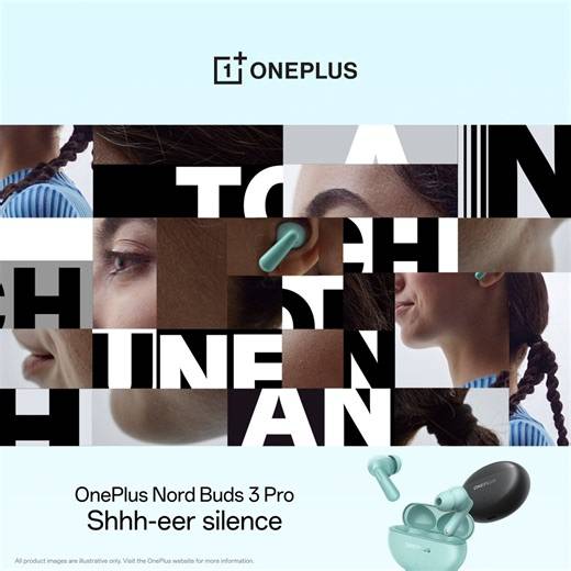 Touch and tune out with the #OnePlusNordBuds3Pro https://www.oneplus.com/oneplus-nord-buds-3-pro | OnePlus