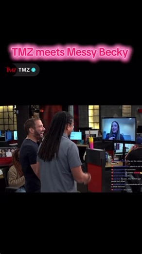 TMZ meets Messy Becky. I’m too embarrassed to post the full clip 🫣 @TMZ I need a redo to really showcase my full messy potential- Maybe Traitors or Love Island next time #messybecky #tmz