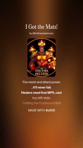For the WoW crafters! Full song at the link below.