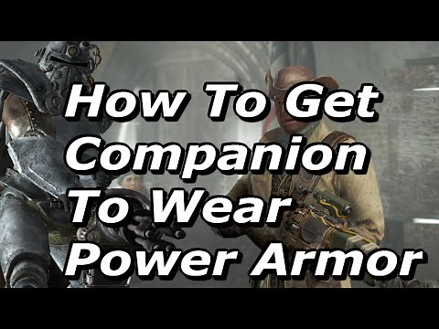 Fallout 4: How To Get Companion To Wear Power Armor