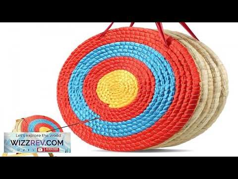 VEVOR Archery Target 5 Layers 20" Arrow Target Traditional Solid Straw Round