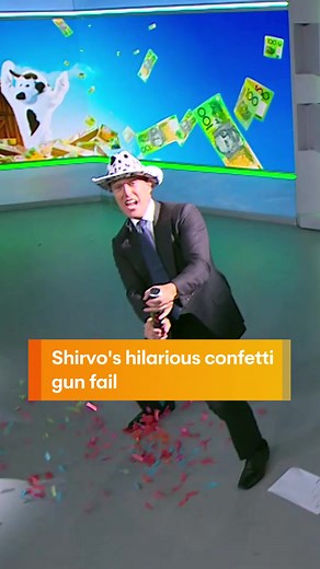 Epic Confetti Cannon Fail at Sunrise