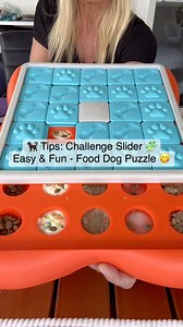 🐕‍🦺 Tips: 👉 Which food can be put in a dog & cat puzzle 🧩 🐈‍⬛ 🐕‍🦺 I vary what I put in the puzzles, but I usually use the dogs’ food, both wet food and dry food, and I also freeze the puzzles when the dogs need to be active for a longer time, especially on hot days when it’s too hot to go for long walks 🐾🐾 🧩 Feel free to share if you like other friends to know 🐕‍🦺🐈‍⬛ 🧩 This puzzle, the Challenge Slider in level 3, I often use for the dogs’ food, because I can put in all kinds of fo