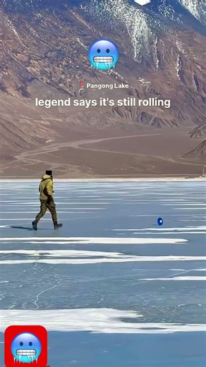 Legend says it's still rolling🤯😱LadakhPangong lake#indianarmy#army#ladakh#pangonglake#sh orts