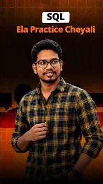SQL ఎలా Practice చేయాలి | Best Way to Master SQL | PythonLife