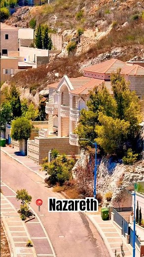 Ancient city of Nazareth, where our lord Jesus grew up to fulfill his ministry🕊️ #Nazareth #Israel