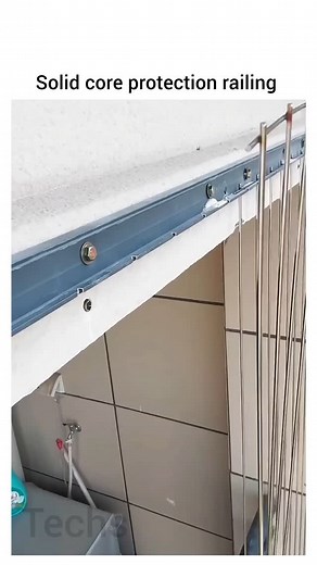 Technology🔹️Gadgets on Instagram: "✅️ Solid core protection railing fixing involves securely attaching safety railings to various surfaces to ensure stability and safety in environments such as construction sites, industrial facilities, or public spaces. This typically includes specialized anchors, brackets, and fasteners designed to withstand significant loads and environmental conditions, ensuring the railing remains firmly in place under stress. Proper installation requires selecting appropr