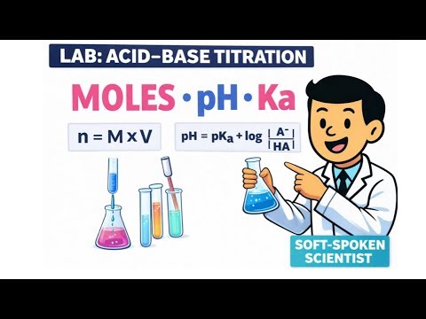 Acid–Base Titration Lab Explained (H₂SO₄ Moles, pH & Ka) | Gen Chem