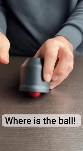 The Vanishing Red Ball Magic Trick 🔴✨ Watch closely as this red ball completely disappears under the cup! 😲 Simple props, but an amazing result. Can you figure out where it went? Let me know your theories in the comments! 👇 #magic #illusion #sleightofhand #magictrick #magician #viral #fyp #mindblown #satisfying #mystery #closeupmagic | Artificial intelligence madness