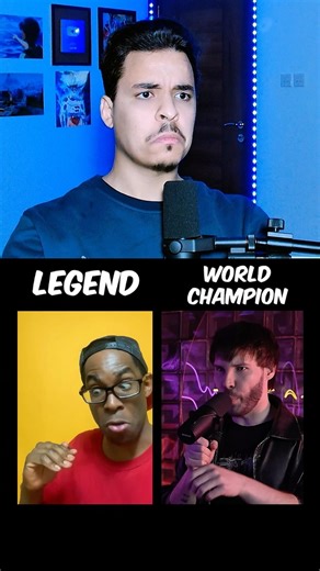 Beatbox Legend VS Beatbox World champion 😮 ‪@verbalase‬ vs ‪@Improverbbx‬ #beatbox