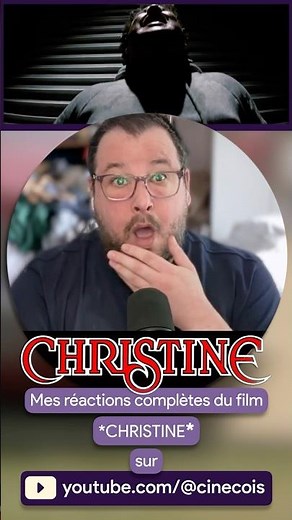 La méchante voiture rouge 🚗 *CHRISTINE* #cinecois #horreur #quebec