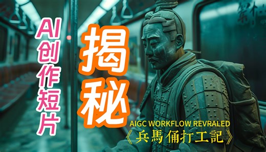 揭秘AI创作短片工作流，小白零基础也能听懂，AIGC原来这么简单
