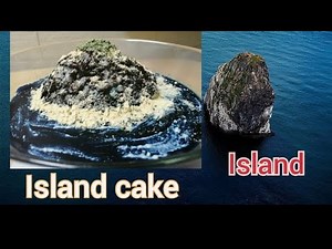 How to make a simple Island Cake|Ocean Jelly|Jello cake|Cake Trend